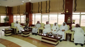 The Board room meeting with Rector hollow begin promotional campaign for Al-Jouf walastth development