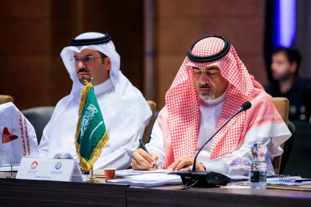 رئيس غرفة الجوف يشارك في اجتماع اتحاد الغرف الخليجية